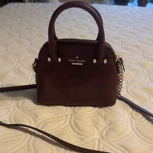 Kate Spade Burgundy Mini Handbag